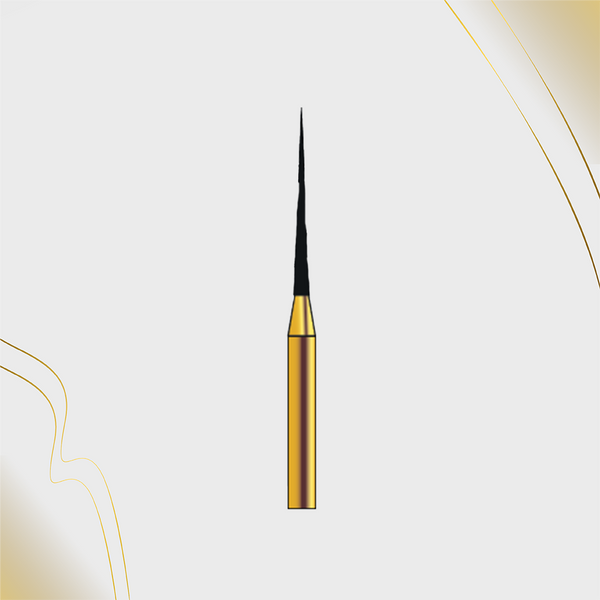 G/167-010 (859) 10-Pk , Multi use Gold Diamond Burs Needle Taper Shaped