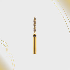 H/130-012s | (H885) 10-Pk , Multi use Gold Diamond Burs. Spiral Shaped