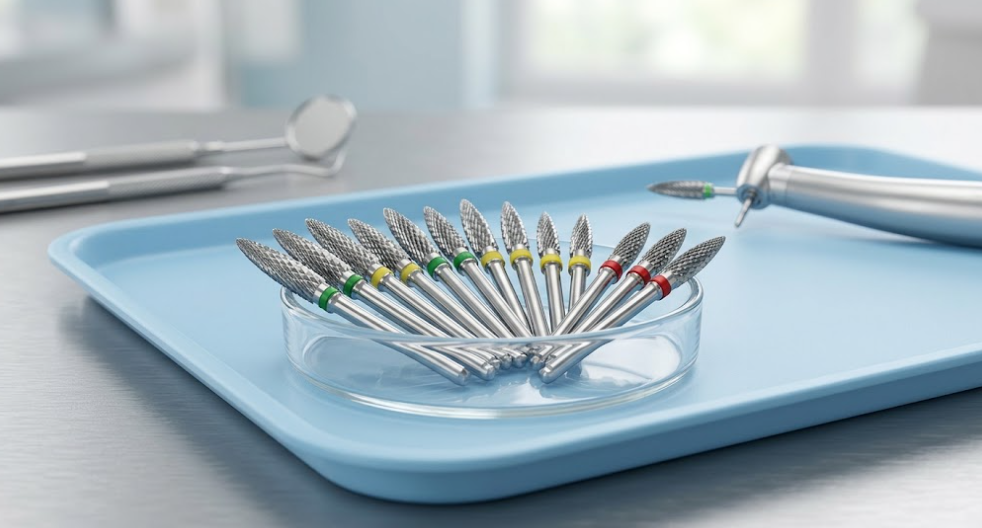 Flame Shaped Trimming & Finishing Burs | Complete Dental Guide