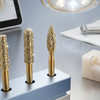 Gold Diamond Burs for Porcelain & Zirconia Cutting: Precision, Performance & Clinical Excellence