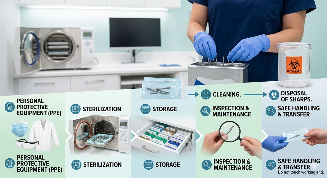 Dental Burs Safety and Handling Guide