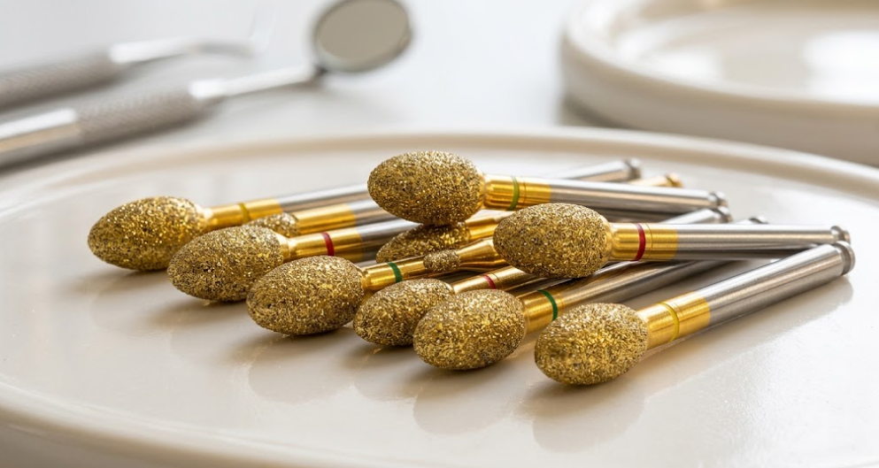 Gold Diamond Burs Egg Shaped: Powerful Guide to Uses & Applications