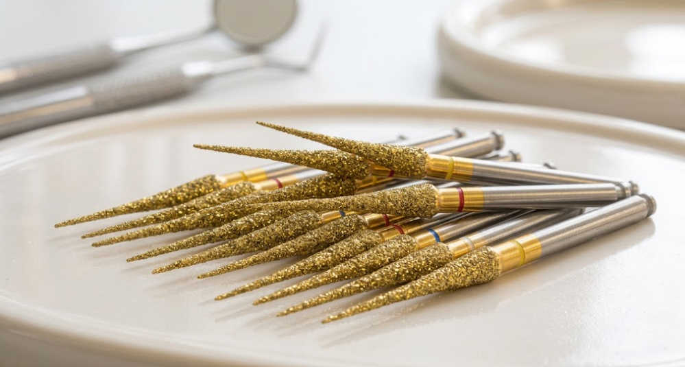 Gold Diamond Burs Flame Needle Shaped: Expert Guide to Uses & Benefits