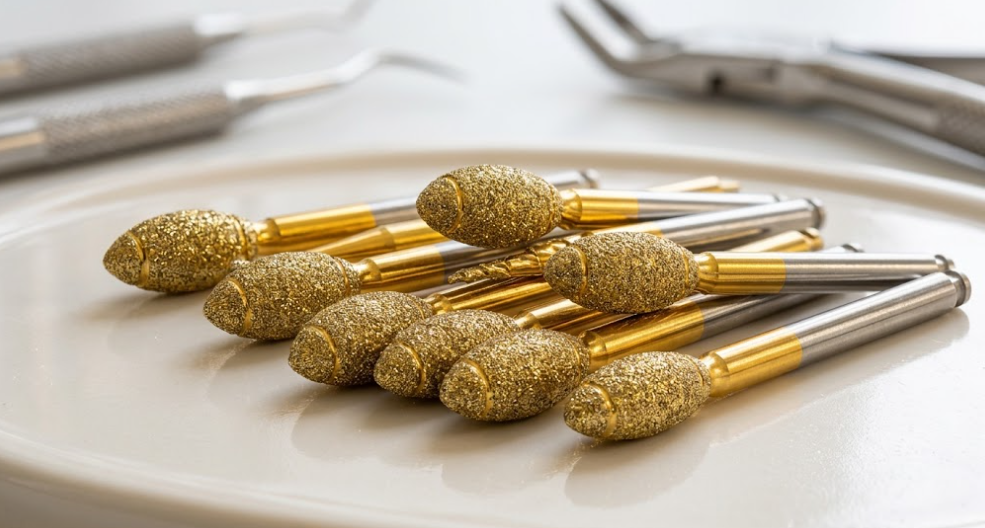 Gold Diamond Burs Football Shaped: The Complete Shape and Application Guide