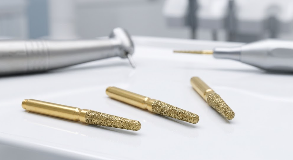 Gold Diamond Burs Round Edge Taper: Powerful Guide to Shape & Uses