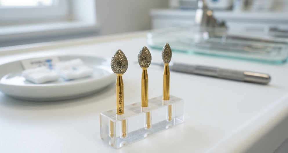 Mastering Pear-Shaped Gold Diamond Burs: A Complete Application Guide