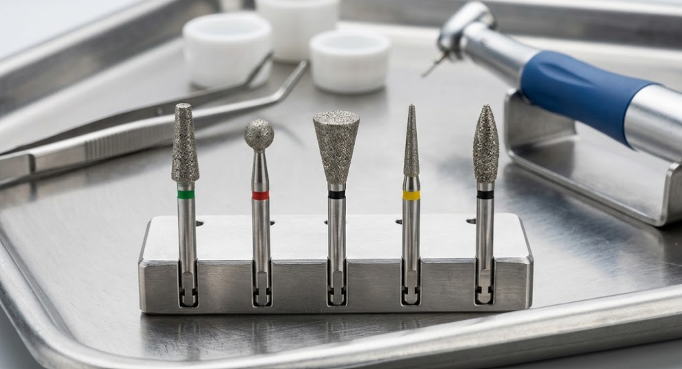 Right Angle Diamond Burs (RA/LA): The Complete Guide to Contra-Angle Precision