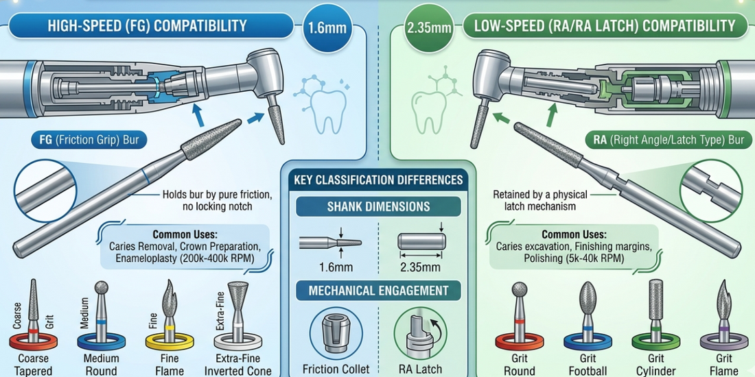 Understanding Dental Handpiece Compatibility with Diamond Burs