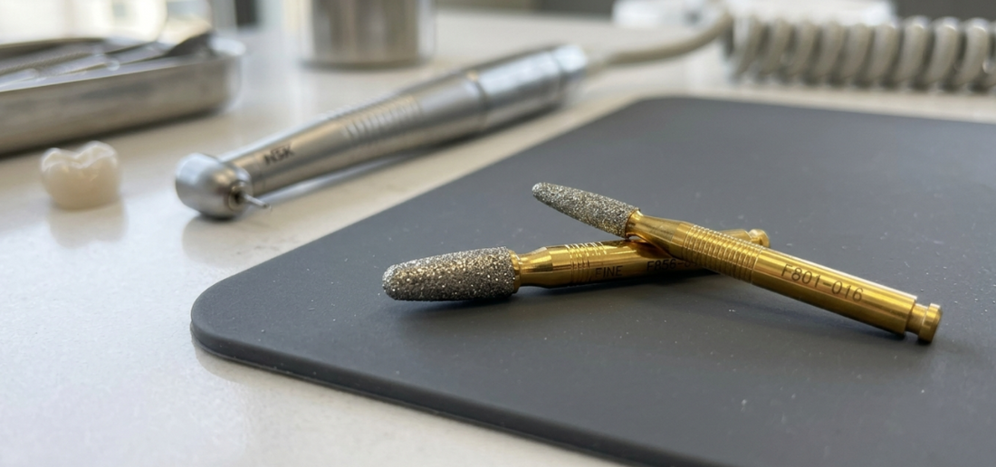 24K Gold Diamond Dental Burs: Benefits Every Dentist Should Know