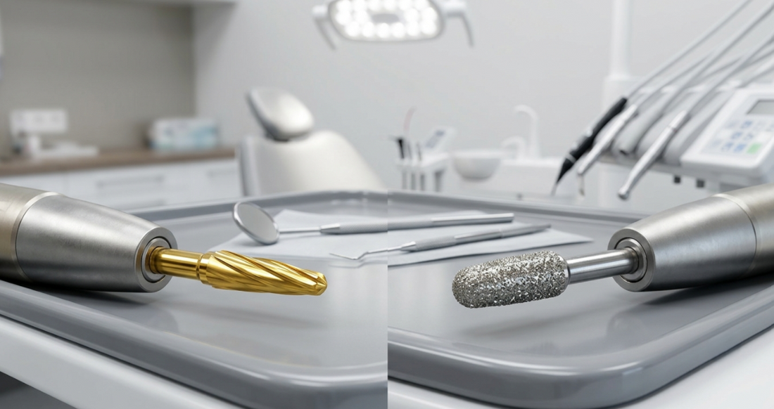 Gold vs Diamond Burs: The Ultimate Guide to Choosing the Best Dental Bur