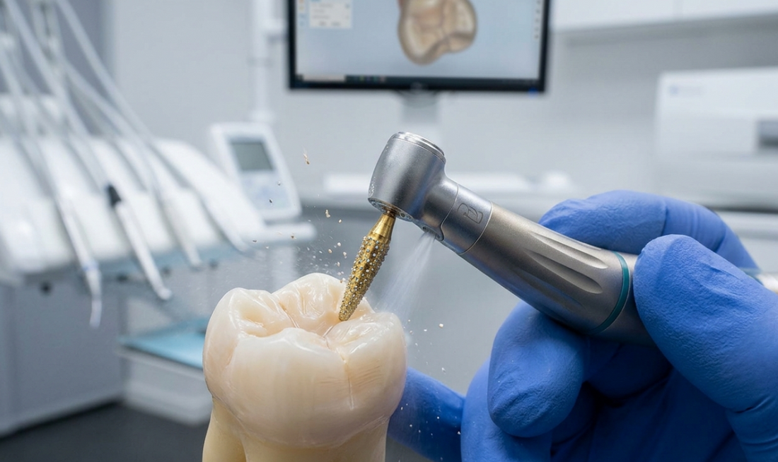Anti-Vibration Properties of Gold Diamond Dental Burs: Benefits for Precision Dentistry