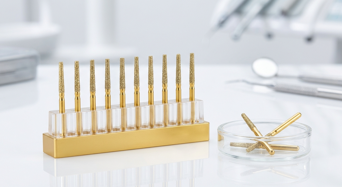 Gold Diamond Burs Flat End Taper: A Complete Beginner’s Guide
