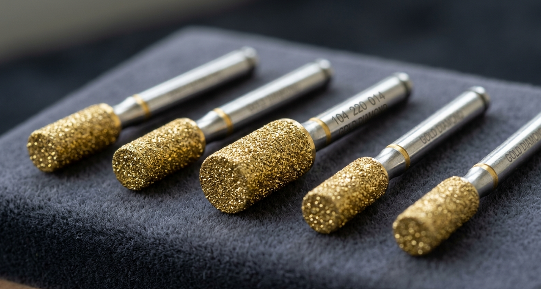 Gold Diamond Burs Flat End Cylinder: Uses, Benefits & Complete Guide