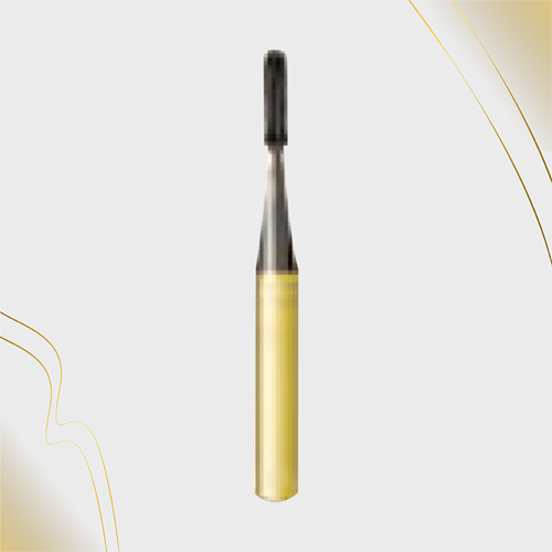 G/1557 | 1957 Metal Cutting Gold Carbide Burs Round-End Fissure