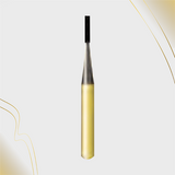 G/556 (2056) Metal Cutting Gold Carbide Burs Flat-End Fissure