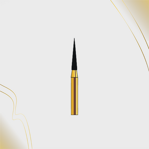 G/165-014S (858) 10-Pk , Multi use Gold Diamond Burs Needle Taper Shaped