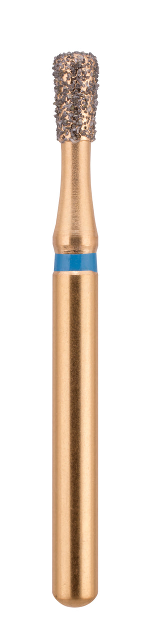 G/233-016 | (830) Multi Use Gold Diamond Burs Inverted Cone Rounded Edge