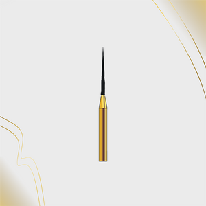 G/166-010  (859) 10-Pk , Multi use Gold Diamond Bur. Needle Taper shaped