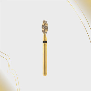 H/257-023XC | (H368) 10-Pk , Multi use Gold Diamond Burs Spiral Shaped