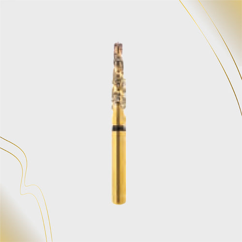 H/198-016SXC | (H856) 10-Pk , Multi use Gold Diamond Burs. Spiral Shaped