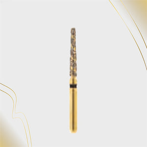 H/199-014SXC | (H850) 10-Pk , Multi use Gold Diamond Burs Spiral Shaped