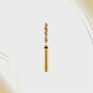 H/130-012SXC | (H885) 10-Pk , Multi use Gold Diamond Burs. Spiral Shaped