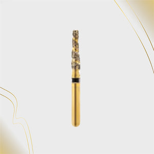 H/172-018SXC | (H847) 10-Pk , Multi use Gold Diamond Burs. Spiral Shaped