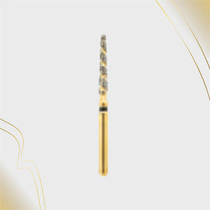 H/173-016XC | (H848) 10-Pk , Multi use Gold Diamond Burs (Spiral Shaped)