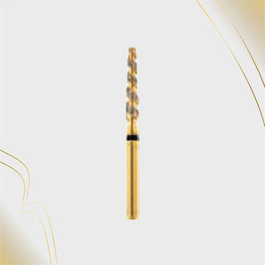 H/173-018XC | (H848) 10-Pk , Multi use Gold Diamond Burs. Spiral Shaped