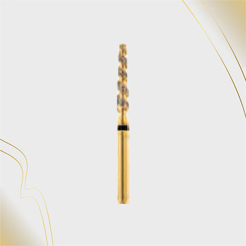 H/173-018 | (H848) 10-Pk , Multi use Gold Diamond Burs. Spiral Shaped