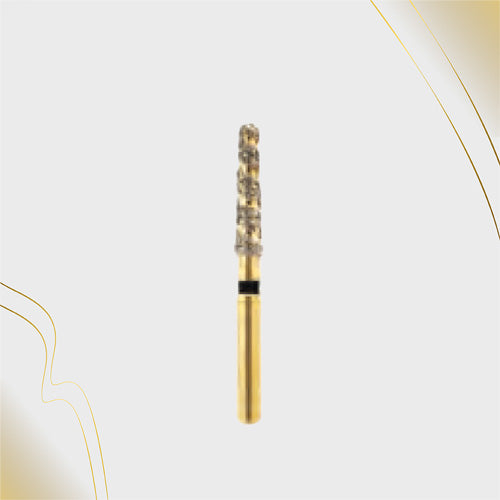H/198-019SXC | (H856) 10-Pk , Multi use Gold Diamond Burs Spiral Shaped