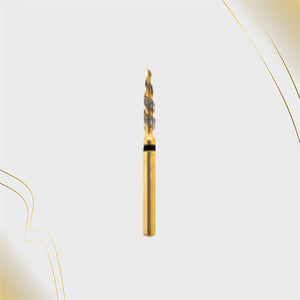 H/249-012XC | (H862) 10-Pk , Multi use Gold Diamond Burs. Spiral Shaped