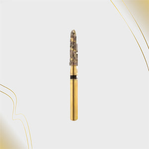 H/298-016SXC | (H878K) 10-Pk , Multi use Gold Diamond Burs Spiral Shaped