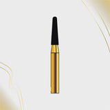 G/197-018SH | 855  10-Pk , Multi use Gold Diamond Burs (Super Short Round End Taper Shaped)