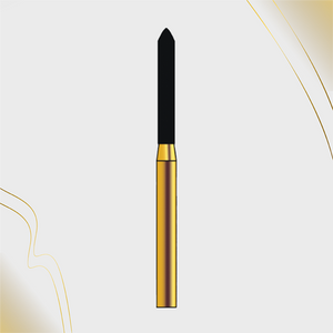 G/290-014 (879) 10-Pk , Multi use Gold Diamond Burs Torpedo Shaped
