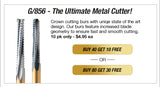 BU847-016-8   10-Pk , X-REX Multi-Use Crown & Bridge Preparation Burs, The Ultimate Metal Cutter