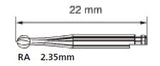 6  [a pack of 10 or 100] Round - Plain Cut US catalogue number: 6