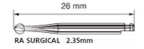 8  [a pack of 10 or 100] Round - Operative & Surgical Carbide Burs