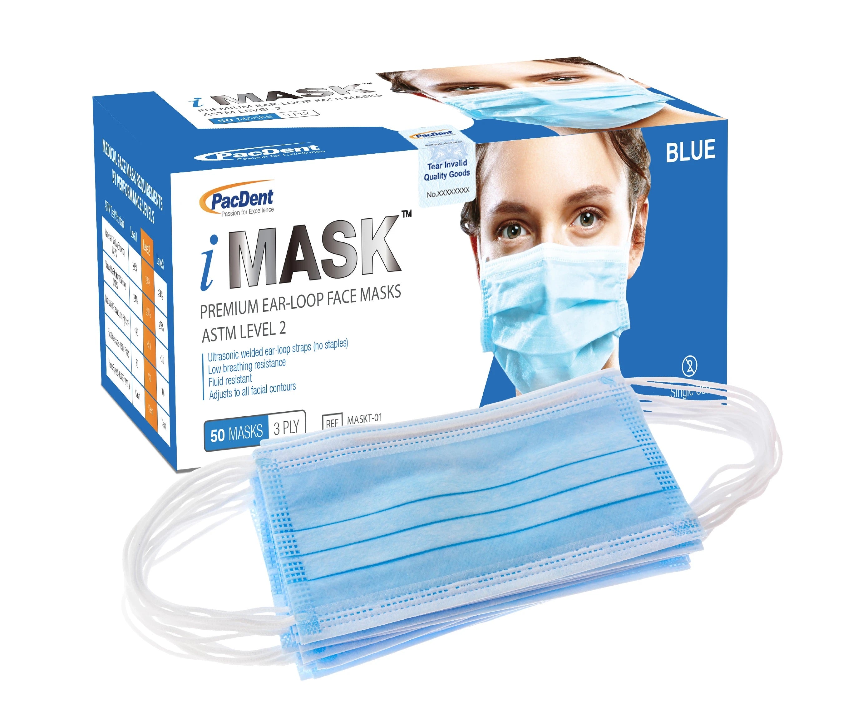 Face Masks ASTM Level 1, 2 & Level 3 Ear-loop Premium – GoldBurs