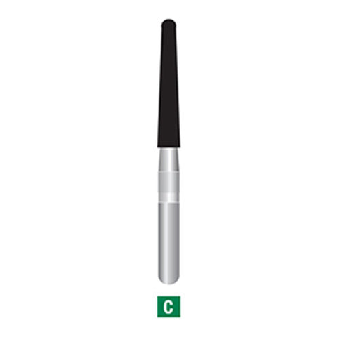 E164-011 |  Endo Diamond Pointed Cone with Rounded Coated Tip 10pk - Coarse