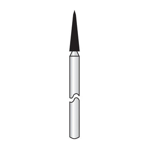 HP166-024 | Reusable Gold Diamond Burs. Safe End Shaped