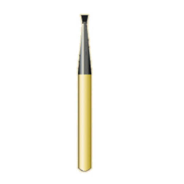 G/34 / (2034) Metal Cutting Gold Carbide Burs Inverted Cone Shaped